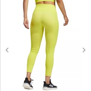 Acid Yellow Adidas Leggings 